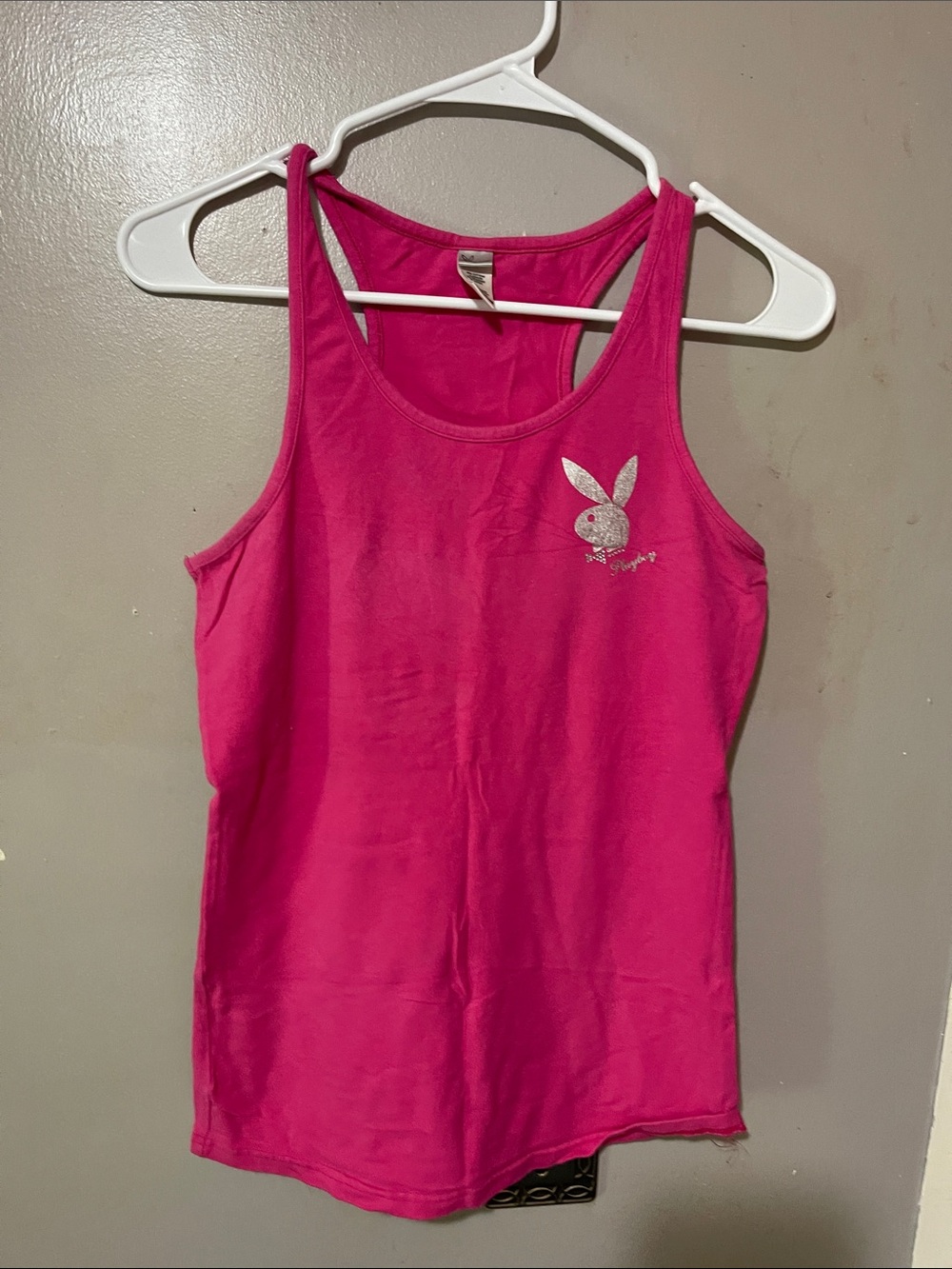 PLAYBOY Hot Pink Bunny Logo Tank